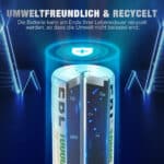 EBL 2 x D 1,2V 10000mAh NIMH – Bild 8