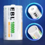 EBL 2 x D 1,2V 10000mAh NIMH – Bild 6