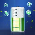 EBL 2 x D 1,2V 10000mAh NIMH – Bild 11