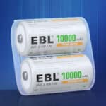 EBL 2 x D 1,2V 10000mAh NIMH – Bild 4