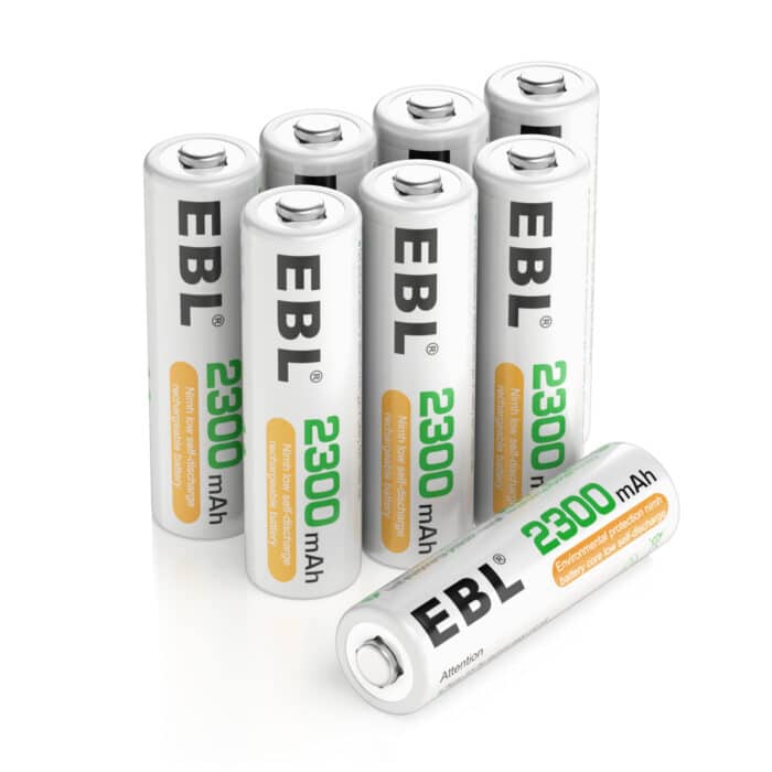 EBL 8 x AA 1,2V 2300mAh NIMH – Bild 1