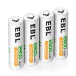 EBL 4 x AA 1,2V 2800mAh NIMH