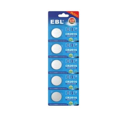 EBL Knopfzelle 5x CR2016