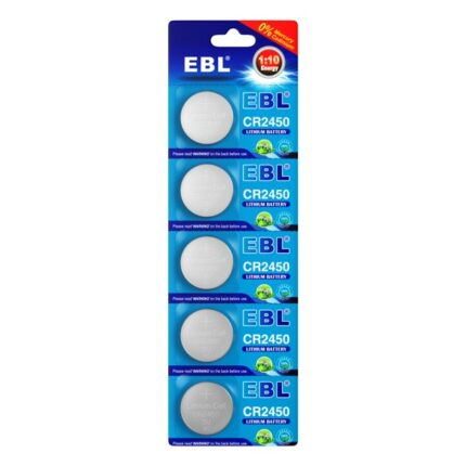 EBL Knopfzelle 5x CR2450