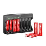 EBL Smart USB Ladegerät mit 8 Slots inkl. 4x AA und 4x AAA Li-ion Akkus – Bild 7