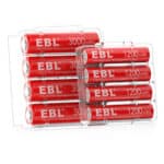 EBL Smart USB Ladegerät mit 8 Slots inkl. 4x AA und 4x AAA Li-ion Akkus – Bild 10