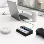 EBL USB LCD 9V Ladegerät inkl. 4x 6F22 9V Akkus – Bild 11