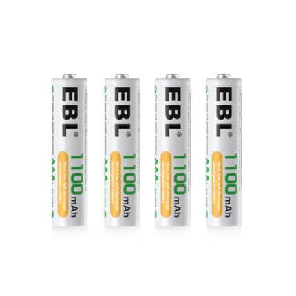 EBL 4 x AAA 1,2V 1100mAh NIMH