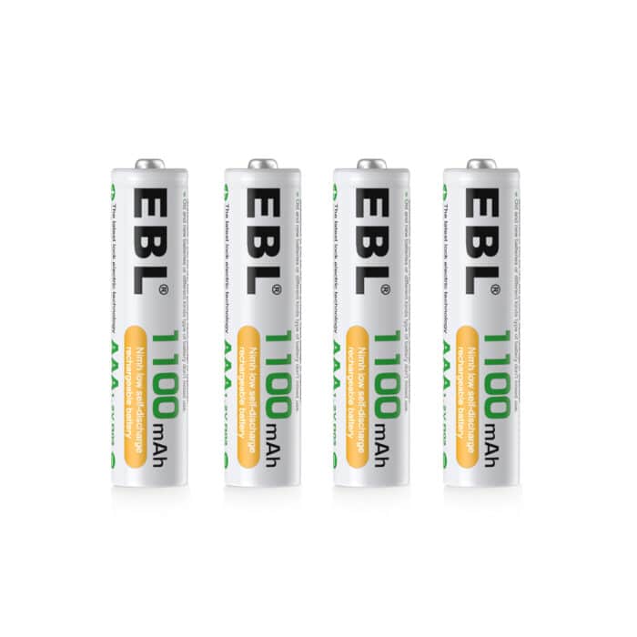 LN-8122 (1) EBL 4 x AAA 1,2V 1100mAh NIMH – Bild 1