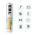EBL 4 x AAA 1,2V 1100mAh NIMH – Bild 6