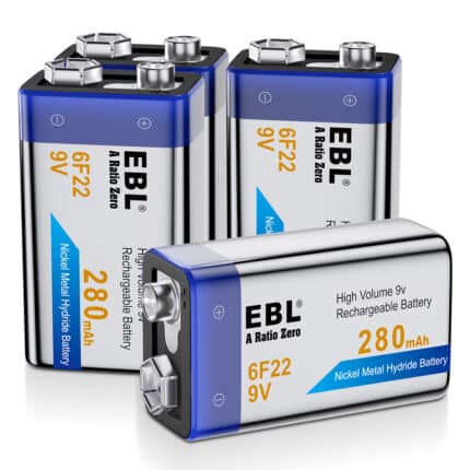 EBL 9V 280mAh NIMH