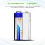 EBL 9V 280mAh NIMH – Bild 2
