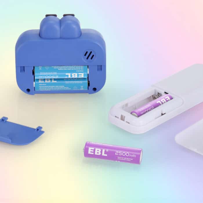 EBL 10 x AA 1,2V 2500mAh NIMH Color – Bild 7