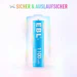 EBL 10 x AAA 1,2V 1100mAh NIMH Color – Bild 7