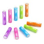 EBL 10 x AAA 1,2V 1100mAh NIMH Color
