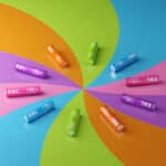 EBL 10 x AAA 1,2V 1100mAh NIMH Color – Bild 8