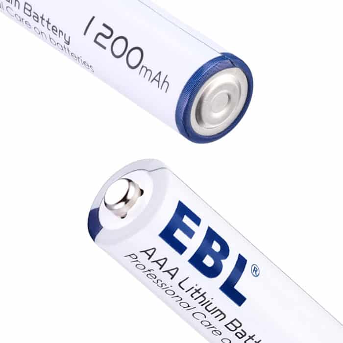 EBL 4x 1.5V 1200mAh AAA Lithium Iron Batterien – Bild 3