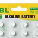 EBL Knopfzelle 8x LR44/AG13 1.5V Alkaline Batterie