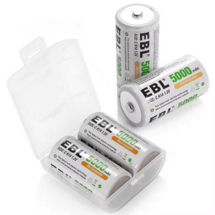 EBL 2 x C 1,2V 5000mAh NIMH