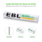 EBL 4 x AAAA 1,2V 400mAh NIMH – Bild 4
