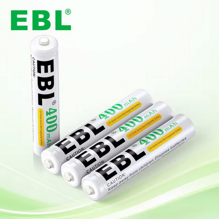 EBL 4 x AAAA 1,2V 400mAh NIMH – Bild 1