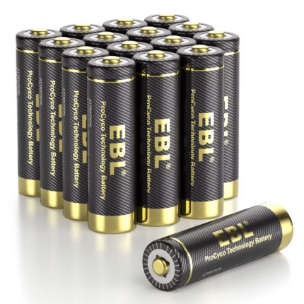 EBL 4 x AA 1,2V 2800mAh NIMH Tech 1200