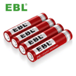EBL 4 x 10440 3,7V 350mAh Li-Ion – Bild 2
