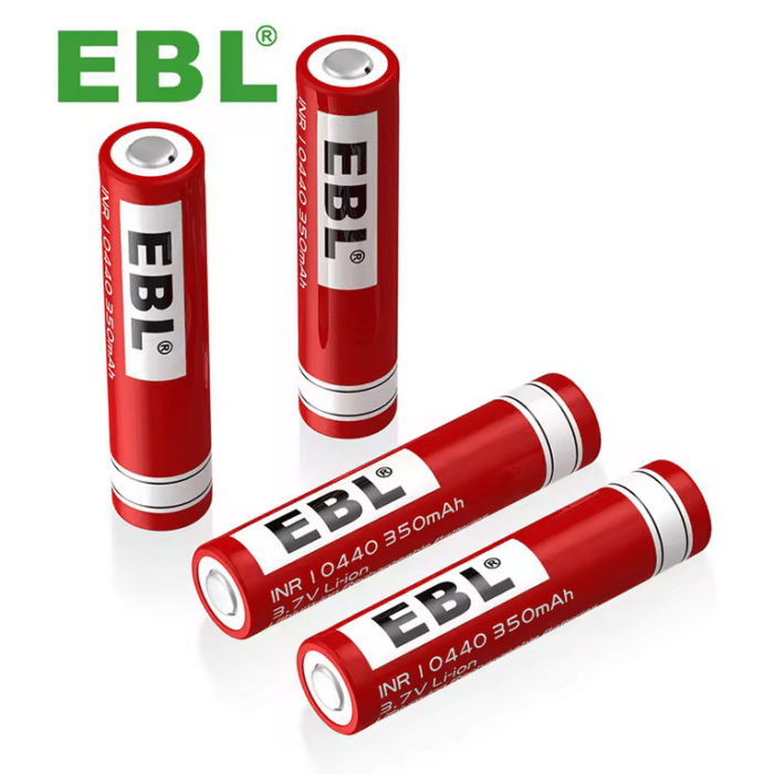 EBL 4 x 10440 3,7V 350mAh Li-Ion – Bild 1