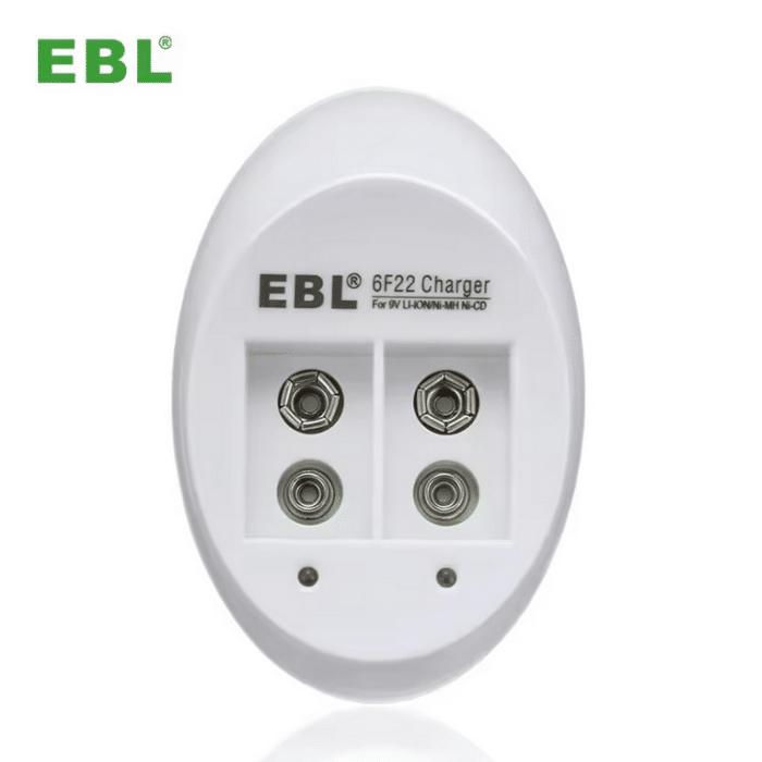 EBL USB Ladegerät für 2 Akkus vom Typ 6F22 9V – Bild 6