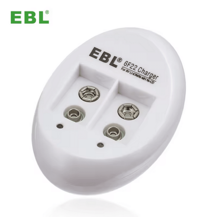 EBL USB Ladegerät für 2 Akkus vom Typ 6F22 9V – Bild 2