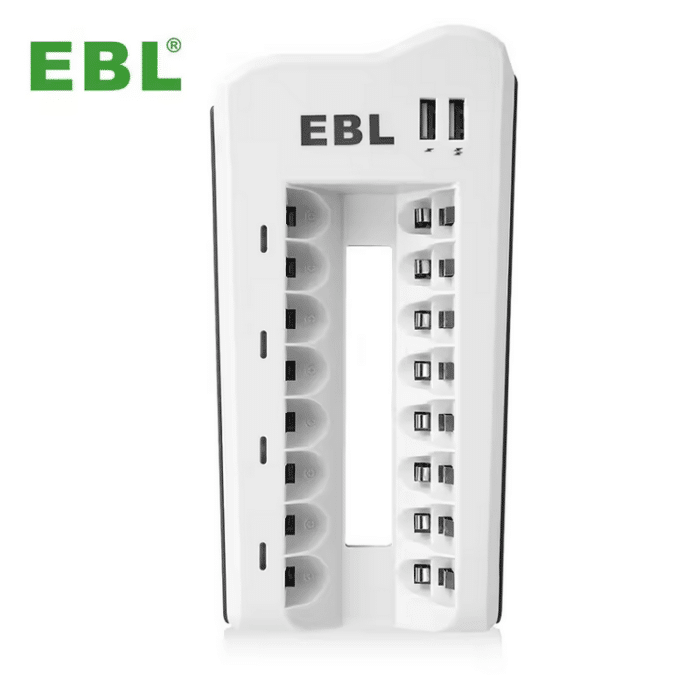 EBL Ladegerät mit 8 Slots für AA / AAA vom Typ Ni-MH / Ni-CD – Bild 4