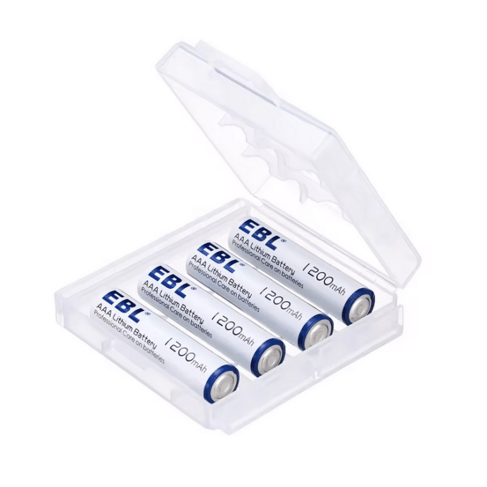 EBL 4x 1.5V 1200mAh AAA Lithium Iron Batterien – Bild 2