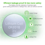 EBL Knopfzelle 5x CR2016 – Bild 6