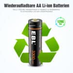 EBL USB 4 x AA 1,5V 2200mAh Li-Ion – Bild 3
