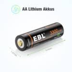 EBL USB 4 x AA 1,5V 2200mAh Li-Ion – Bild 6