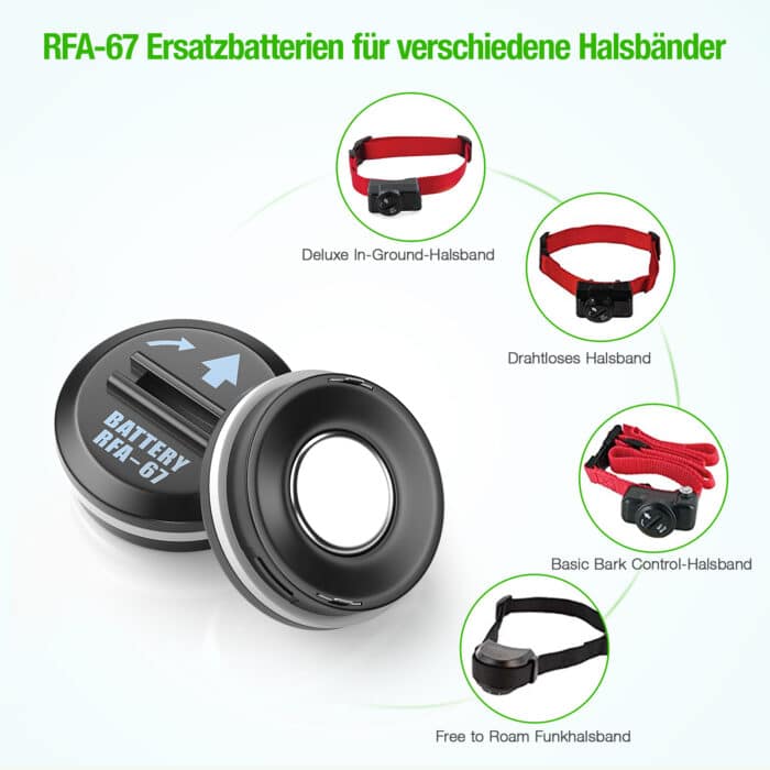 EBL Knopfzelle 2x PetSafe RFA-67 210mAh – Bild 8