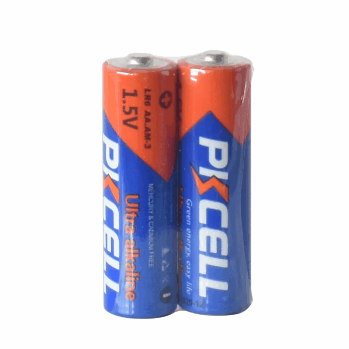 LR6-1 PKCELL 1,5V AA LR6-2S Ultra Alkaline Batterie Doppelpack – Bild 1
