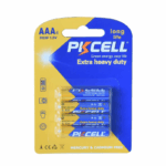 PKCELL 1,5V AAA R03P-4B Long Life Batterie Viererpack