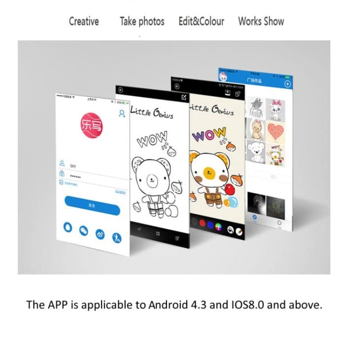 WP9308 8,5-Zoll-LCD-Schreibtablett mit hoher Helligkeit, Handschrift, Zeichnen, Skizzieren, Graffiti, Scribble, Doodle-Brett für das Schreiben und Zeichnen im Home Office, 8.5 inch/Pink （WP9308）, 8.5 inch/Glenn （WP9308 ）, 8.5 inch, 8.5 inch（WP9308 ） – Bild 9