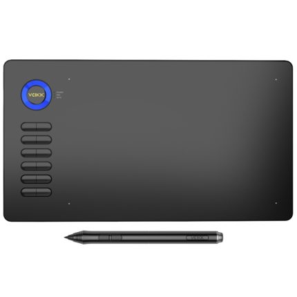 VEIKK A15 10x6 Zoll 5080 LPI Smart Touch Elektronisches Grafiktablett mit Typ-C-Schnittstelle, A15 Gold, A15 Blue, A15 Beige, A15 Red