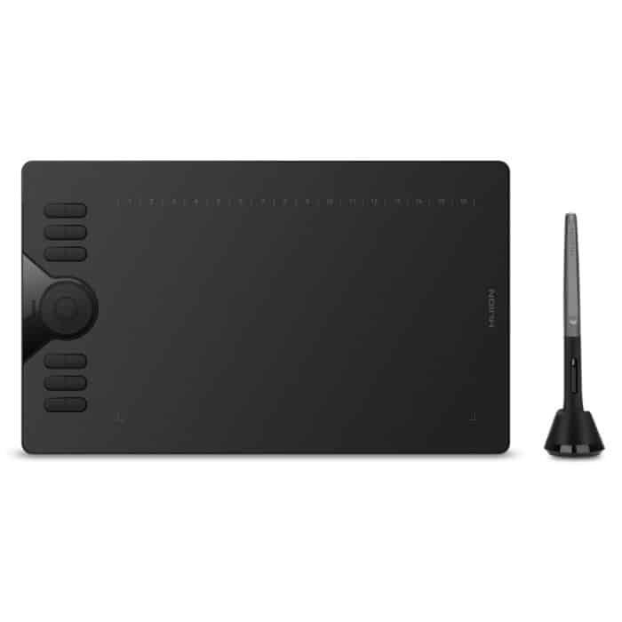 HUION HS610 5080 LPI Touch Ring Kunst-Zeichentablett zum Spaß mit batterielosem Stift und Stifthalter – Bild 1