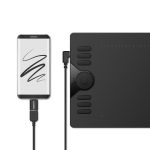 HUION HS610 5080 LPI Touch Ring Kunst-Zeichentablett zum Spaß mit batterielosem Stift und Stifthalter – Bild 8