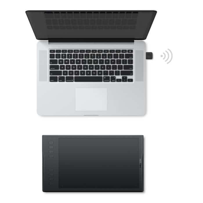 HUION Q11K V2 5080 LPI Wireless Kunst-Zeichentablett zum Spaß mit batterielosem Stift und Stifthalter – Bild 8