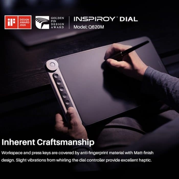 HUION Q620M 5080 LPI Wireless Art Zeichentablett zum Spaß mit batterielosem Stift und Stifthalter – Bild 8