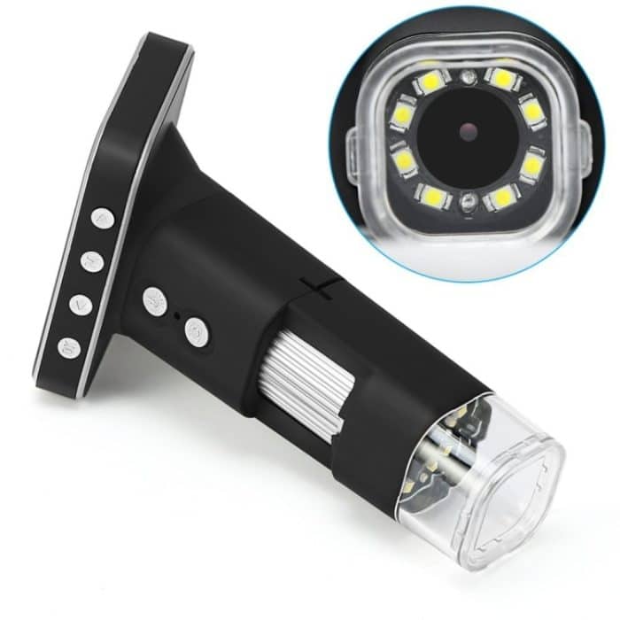 500X Zoom Lupe 3MP Bildsensor USB Digitalmikroskop mit 2,5 Zoll Bildschirm & 8 LED & Professional Stand, Unterstützung TF-Karte – Bild 3