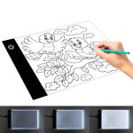 2,2 W 5 V LED Drei Helligkeitsstufen Dimmbar A5 Acryl USB-Kopierkarten Anime Sketch Drawing Sketchpad