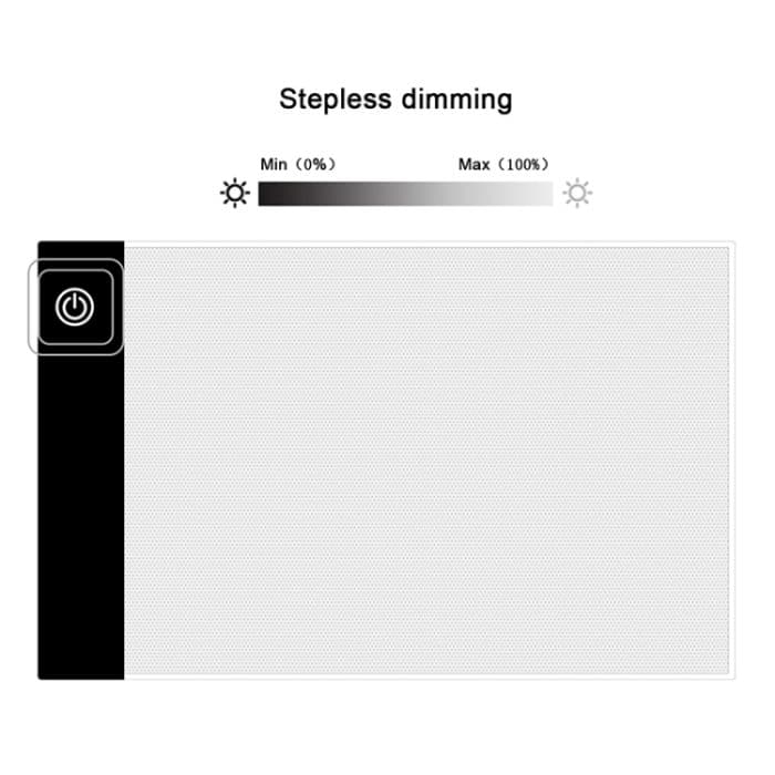 2,2 W 5 V LED Drei Helligkeitsstufen Dimmbar A5 Acryl USB-Kopierkarten Anime Sketch Drawing Sketchpad – Bild 4