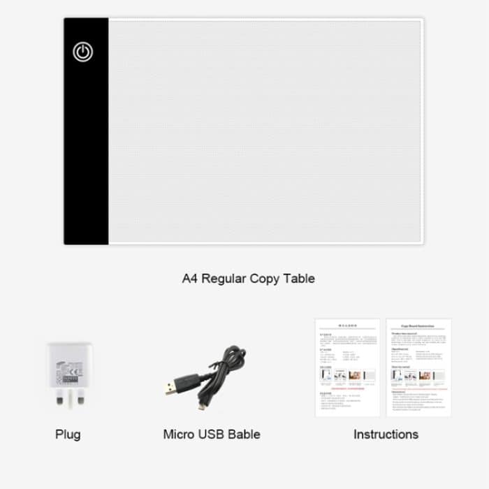 2,2 W 5 V LED Drei Helligkeitsstufen Dimmbar A5 Acryl USB-Kopierkarten Anime Sketch Drawing Sketchpad – Bild 8