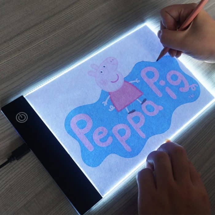 2,2 W 5 V LED Drei Helligkeitsstufen Dimmbar A5 Acryl USB-Kopierkarten Anime Sketch Drawing Sketchpad – Bild 10
