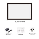 23W 12V LED Drei Helligkeitsstufen Dimmbar A2 Acryl-Kopierkarten Anime Sketch Drawing Sketchpad, EU Plug – Bild 11